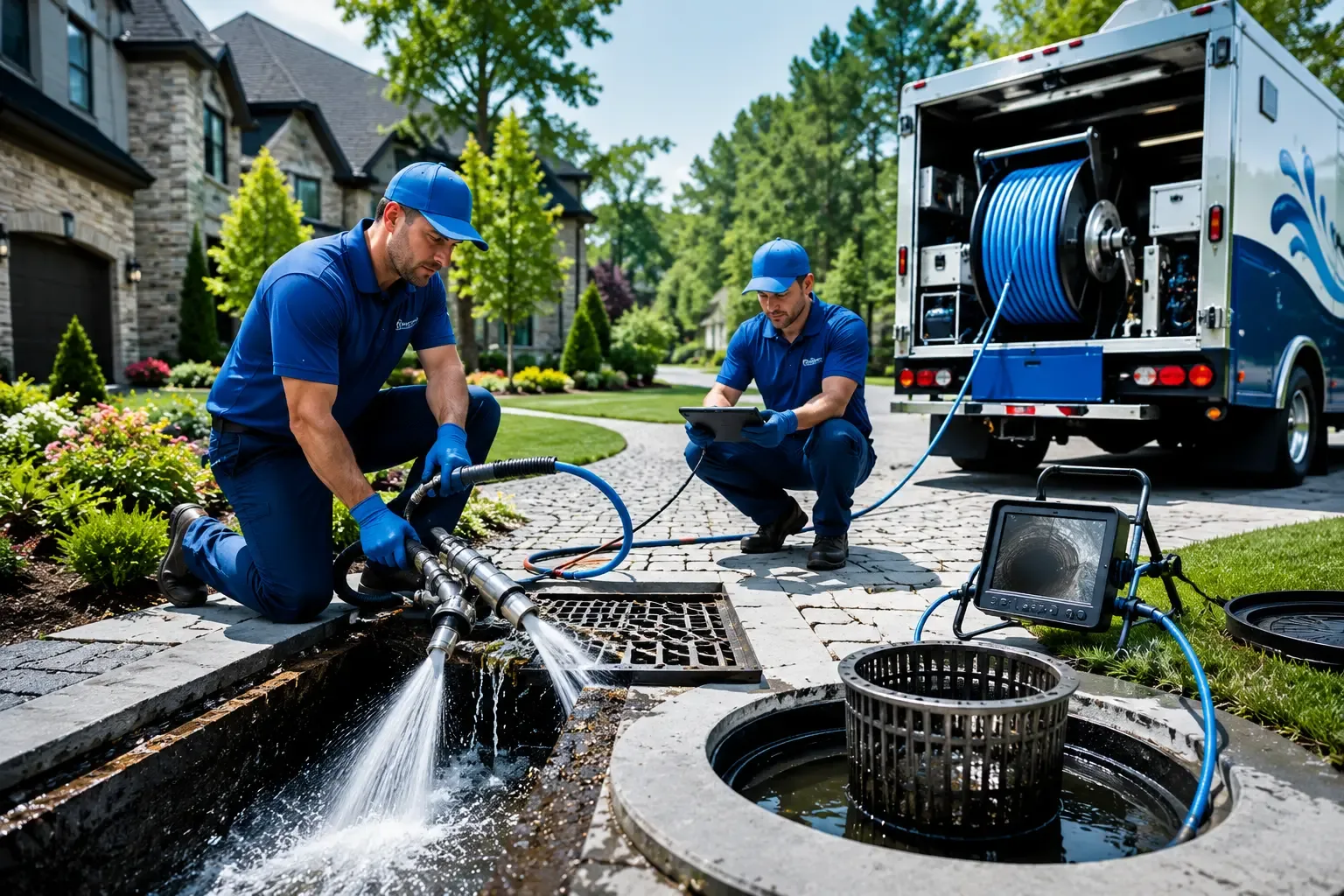 Local outdoor drain cleaning professionals in East China, MI